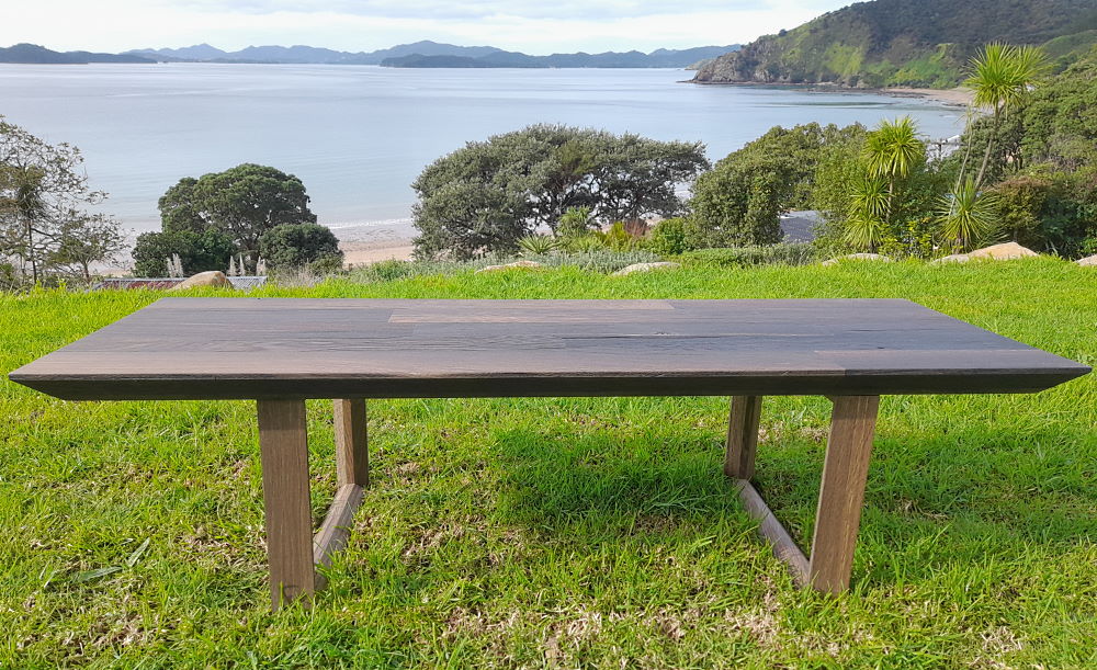 Ancient river oak or bog oak coffee table.